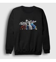 Presmono Unisex Siyah Killer Queen Freddie Mercury Sweatshirt 34417tt