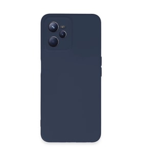 Realme C35 Kılıf Nano İçi Kadife Silikon - Lacivert