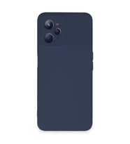 Realme C35 Kılıf Nano İçi Kadife Silikon - Lacivert