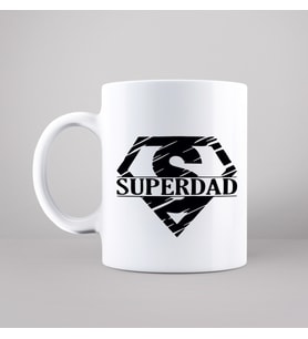 Süper Baba (Super Dad) Tasarımlı Kupa