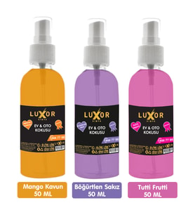 Luxor Tutti Frutti & Böğürtlen Sakız & Mango Kavun 50 Ml 3 Koku