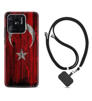 Xiaomi Redmi Note 7 8 9 Pro 10 2022 10 Pro 10S Kılıf Boyun Askılı Silikon Şanlı Türk Bayrağı 2 1317