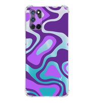 PrintiFy Oppo A92 Uyumlu Köşe Korumalı Renkli Desen Tasarımlı Şeffaf Silikon Kılıf