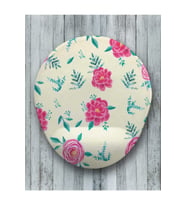 Kar Çiçekleri Bilek Destekli Mouse Pad
