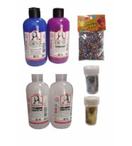 Slime Slaym Yapma Seti 250ml* 4 adet + Toz Sim 2 Adet + Köpük