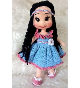 Parla Bebek Amigurumi Organik Oyuncak