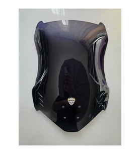 MOTOCAM Mondial Skuty Ön Cam 2023-2026 Model 48cm Siyah Renkli 4mm