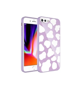 Apple iPhone 7 Plus Uyumlu Kılıf Kamera Korumalı Desenli Sert Silikon Zore Epoksi Kapak (Model 6)
