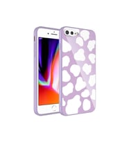 Apple iPhone 7 Plus Uyumlu Kılıf Kamera Korumalı Desenli Sert Silikon Zore Epoksi Kapak (Model 6)