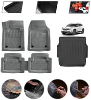 Citroen C5 Aircross Ust Kısım 2017-2025 Uyumlu Paspas Araca Özel Bagaj Havuzu MBS Gri