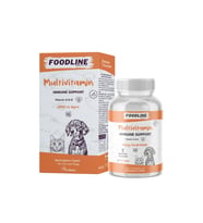 Foodline MultiVitamin 75 Tablet  Kedi ve Köpekler İçin Bağışıklık Destekleyici