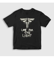 Presmono Unisex Çocuk Beyaz Look For The Light The Last Of Us T-Shirt 522869tt (Siyah)