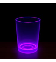 PartyGlow Neon Mor Bardak 8.5 x 10.5 cm