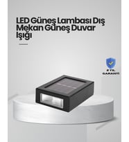 Güneş Enerjili Led Duvar Aydınlatması - Lisinya