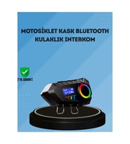 500mAh Bataryalı Bluetooth 5.4 İnterkom LED Ekranlı FM Destekli - HPSBYI4990-6533