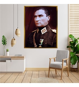 ÇERÇEVELİ ATATÜRK TABLO S259