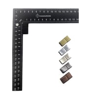 6x12 MM DERİ BİLEKLİK KİLİTİ MIKNATISLI KİLİT (5 ADET) (Siyah)