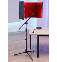 Midex PF-44X RED Mikrofon Standı Filtre ve Ses Yalıtım İzolasyon Paneli