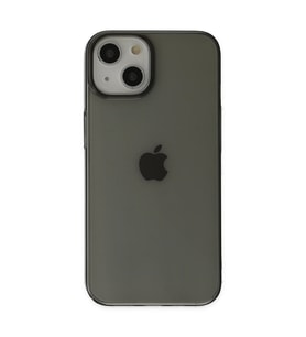 iPhone 14 Plus Kılıf Pc Sert Şeffaf Kapak - Siyah