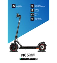N65 Elektrikli Scooter Yenilikçi Teknoloji, Zarif Tasarım, Üstün Konfor, Güvenli Sürüş