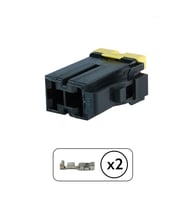 Enerji Kablosu Soketi 2 Pin Kablosuz