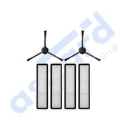 Dreame D10S, D10S PRO, D9 MAX GEN2 Uyumlu 2 Yan Fırça 4 Filtre PKT-iasgf0000235