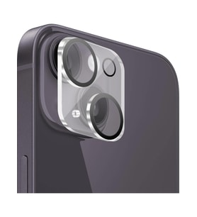 Vendas iPhone 16 Uyumlu Integrad Tam Uyumlu Kamera Lens Koruyucu 2 Adet (Siyah)
