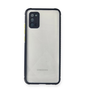 Samsung Galaxy A02s Kılıf Miami Şeffaf Silikon - Lacivert