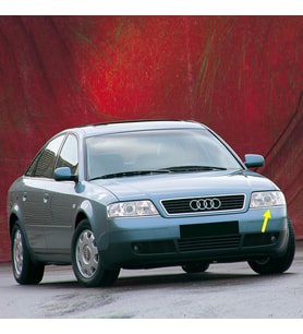 Audi A6 1998-2001 Sol Ön Far Altı Krom Çıta 4B0807173