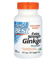 Doctor's Best Extra Strength Ginkgo Biloba 120mg 120 Veggie Capsul.Usa Menşei.