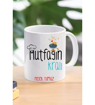 mutfağın kıralı özel tasarım kupa bardak