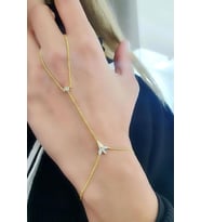 925ayar Gümüş Üzerine Altın Kaplama Luxury Tasarım Lotus Şahmeran