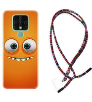 Tecno Camon 16 18P Pova Kılıf Boyun Asklı Rasta Silikon Dişlek 1615