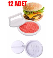 Pazariz Hamburger Press Ve Köfte Kalıbı 12 Adet Hamburger Yapma Apara