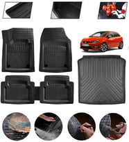 Seat İbiza Hatchback 2008-2017 Uyumlu Paspas Araca Özel Bagaj Havuzu MBS Siyah