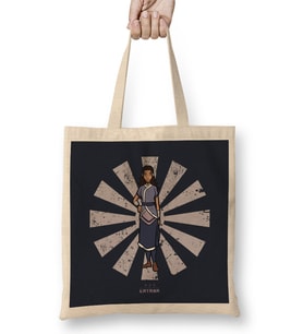 Avatar The Last Airbender Katara Retro Japanese Avatar Bez Çanta Uzun Saplı