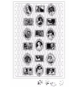 Retratos dos Bambas Puzzle 240 Parça Yapboz