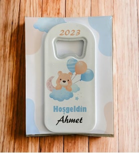 Yenidoğan Bebek Hediyesi Uzun Açacak Magnet Baby Shower Hediyesi 30 adet 001