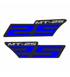 YAMAHA  MT-25 UYUMLU MAVİ YAN STICKER SET
