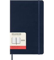 Moleskine Günlük Planlayıcı, 12 Aylık Günlük Planlayıcı 2025, Sabit Kapak Ve Elastik Kilit, Safir Ma (Turkuaz)
