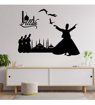 Semazen Dua Ahşap Tablo