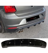 Vw Polo Mk5 FL Rieger Arka Ek Çıkışsız Difüzör Boyasız 2014- 2017