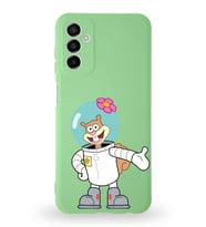 Samsung Galaxy A04s Uyumlu Lansman Kılıf Altı Kapalı İçi Kadife  Sandy Tasarımlı  Kapak (Şeffaf)