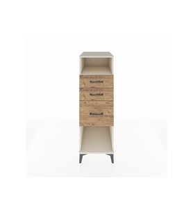 Kronos Dolap Tek Raflı 3 Çekmeceli 44x59x134 Aytaşı-Çam