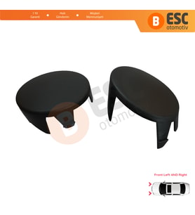 Renault Clio MK2 Symbol Thalia MK1 1998-2016 7701209099 İçin Sağ ve Sol Ön Tampon Sis Far Kapağı
