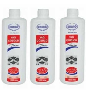 Ersağ Yağ Çözücü 1000 ML. * 3 Adet (Renksiz)