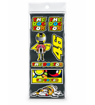 Motosiklet Sponsor Sticker Etiket Seti Fosforlu Folyo Kask Grenaj Model 8