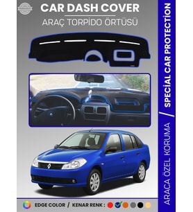 RENAULT SYMBOL 2 ALİZE (2008-2013) Torpido Örtüsü Ön Göğüs Koruma Birebir Uyum