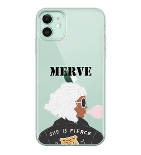 Apple Fierce Tasarımlı Şeffaf Telefon Kılıfı