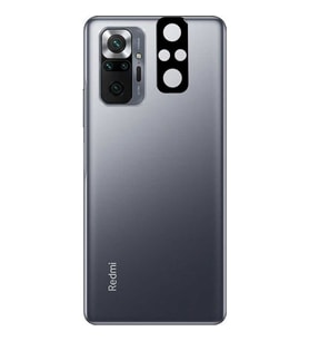 Xiaomi Redmi Note 10 Pro Uyumlu Zore 3D Kamera Camı (Siyah)